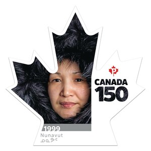 « Notre terre » : le septième timbre soulignant les 150 ans du Canada célèbre la création du territoire du Nunavut
