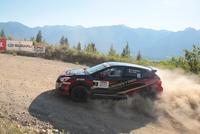 Toute première victoire à un rallye national pour le Subaru Crosstrek