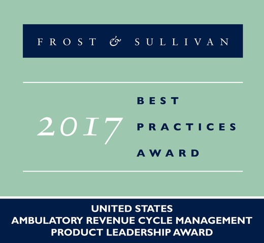 Aprima Recognized with Frost &amp; Sullivan's Product Leadership Award for its Outstanding Ambulatory Revenue Cycle Management Platform