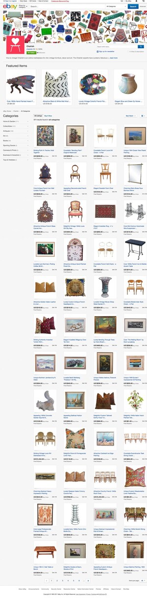 Chairish And eBay Bring One-Of-A-Kind Home Decor To The Masses With The Launch Of Chairish's One &amp; Done™