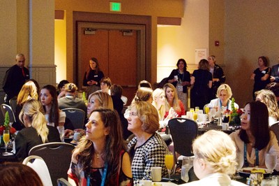 Hardly an empty seat at the Women in Leadership Forum as women and men alike gathered to discuss how women can advance within the pharmaceutical and specialty chemicals industries.