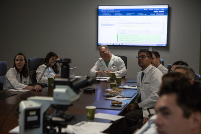 The tumor board at Jupiter Medical Center in Florida reviews new cancer cases and treatment options with the help of Watson for Oncology