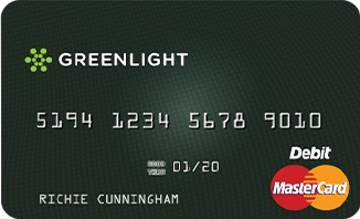 Greenlight Card (PRNewsfoto/Greenlight Financial Technology)