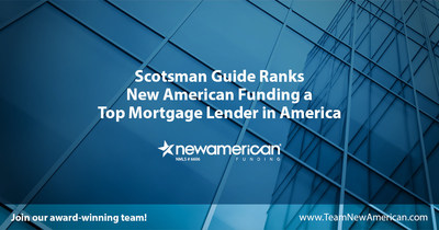 Scotsman Guide Ranks New American Funding a Top Mortgage Lender in America