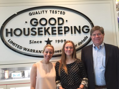 Rachel Rothman, Chief Technologist at the Good Housekeeping Institute; Gabrielle Grupenhof, Citizen STEM Initiative Award Winner; and Bob Goodman, Executive Director at The New Jersey Center for Teaching and Learning