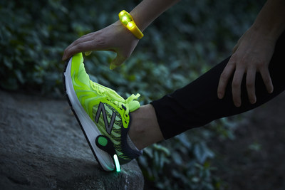 Beginning on Global Running Day through the month of June, Westin will add reflective accessories to the brand’s Gear Lending program in response to a growing global demand among travelers, who are sweating before sunrise. (PRNewsfoto/Marriott International, Inc.)