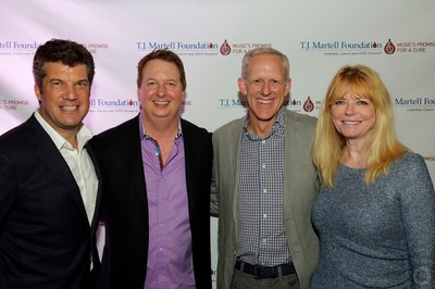 Pictured left to right: Lee Jay Berman, Warren Christensen, Ken Bunt, Cheryl Tiegs