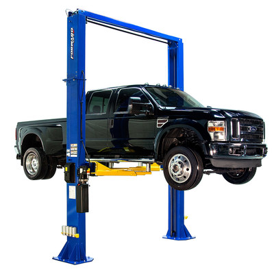 Forward Lift's new DP15 two-post lift gives shops the ability to service most cars, trucks and vans with a solidly-built 15,000 lb. capacity two-post lift.