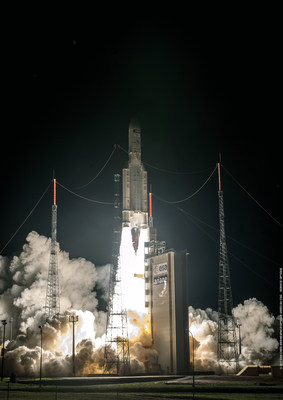 ViaSat Inc. announced the successful launch of its ViaSat-2 satellite aboard an Arianespace Ariane 5 ECA launch vehicle. The Ariane 5 ECA carrying ViaSat-2 lifted off yesterday, June 1 at 4:45 pm PDT from the Guiana Space Center, located in Kourou, French Guiana.