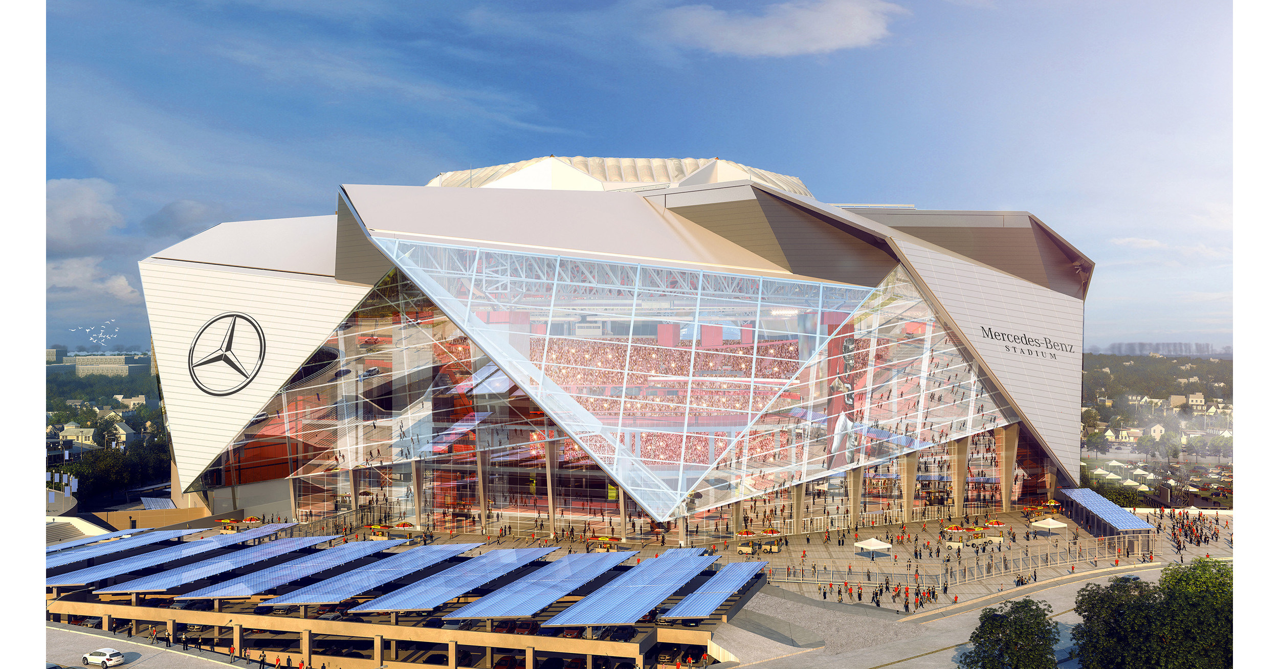 Step Inside: Mercedes-Benz Stadium - Home of the Falcons & Atlanta United -  Ticketmaster Blog