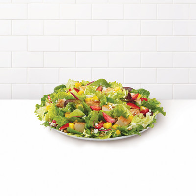 Wendy's balances sweet and tangy in its refreshing, seasonal summer salad. The Strawberry Mango Chicken Salad introduces juicy mangoes - the world's most consumed fruit - to Wendy's unique salad offerings- alongside fresh, hand-cut strawberries, crumbled feta cheese and crunchy sunflower seeds.
