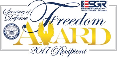 Hensel Phelps is honored to be one of the 15 recipients of the 2017 Secretary of Defense Employer Support Freedom Award.