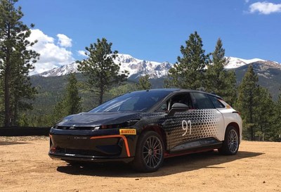 Faraday Future brings FF 91 to the Pikes Peak International Hill Climb