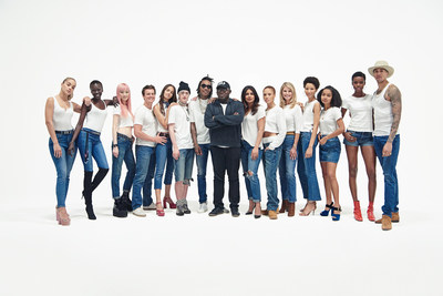 The cast of 'Bridging the Gap' along with Edward Enninful