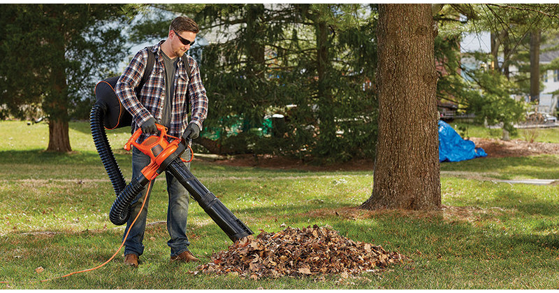 Vacpack 3-in-1 Electric Leaf Blower/Vacuum/Mulcher, 250-MPH