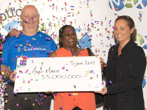 Again! Another jackpot is won in Québec! - An Estrie woman pockets $55,000,000 at Lotto Max