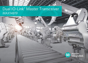 Maxim's Dual IO-Link® Master Transceiver Ensures Robust Communications with 50% Lower Power for Industry 4.0 Applications