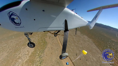 Drone America demonstrates emergency package drop from Savant UAS during NIAS NASA UTM Test (Image courtesy of Drone America)