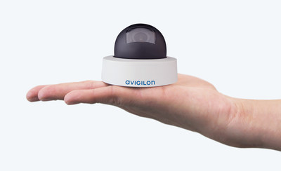 Figure 1. The H4 Mini Dome features powerful image performance within a small discreet design. (CNW Group/Avigilon Corporation)
