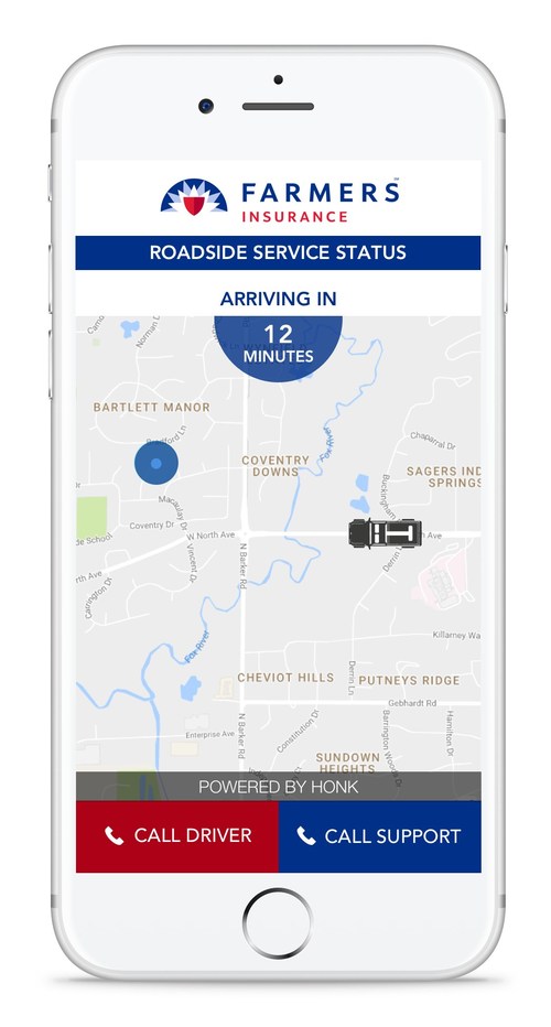 Farmers Insurance® Launches New Roadside Assistance Convenience