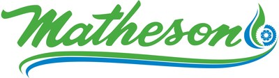 Matheson Trucking, Inc.'s new green and blue logo for its natural gas fleet reflects the company's commitment to expanding its use of clean energy fuels.