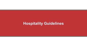 New Additional Guidelines for Noisy Hotels and Soundproof Products