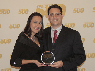 2016 Law Firm 500 Award winners Eric and Jenn Broel of Broel Law Group, Marietta, GA were 11th on the list of fastest growing law firms in the U.S., with a 489.57% growth between 2012 and 2015. Application deadline for 2017 applications is June 30th.