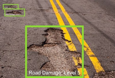 Caruma Technologies and RoadBotics use artificial intelligence and computer vision to identify road damage and other anomalies for more efficient road maintenance.