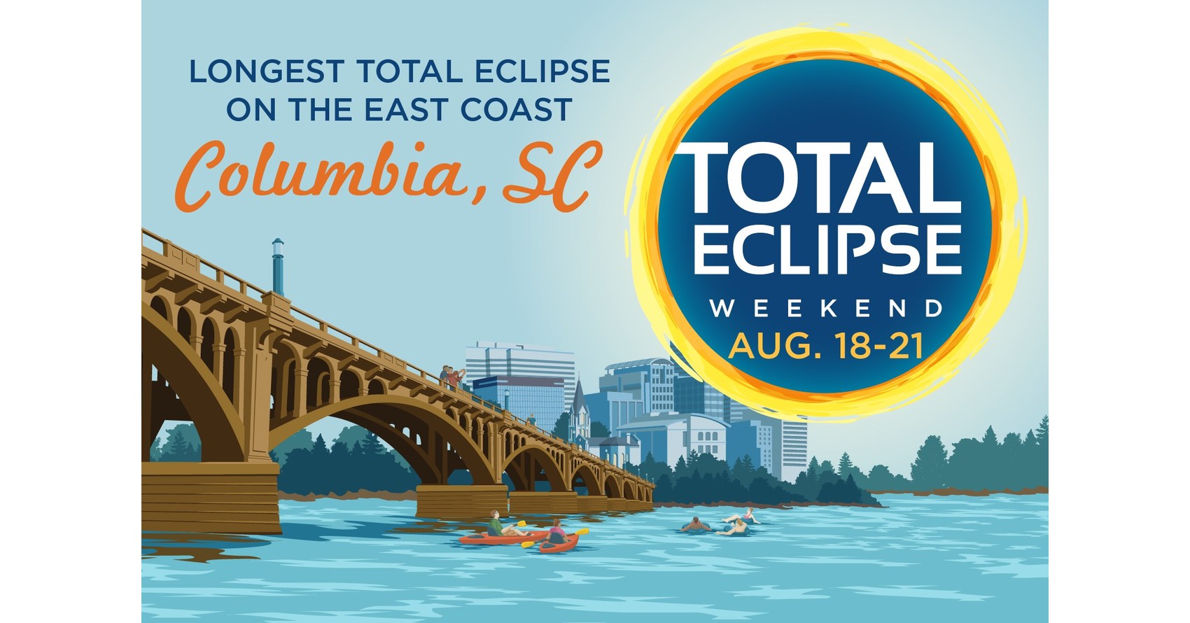 Columbia, S.C. Hosts 4Day Weekend of 50+ Eclipse Events, with Longest Total Eclipse on East Coast