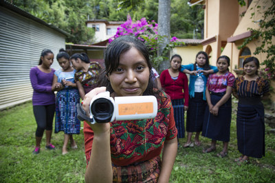 Girls’ Voices empowers girls to be the narrators of their own story. Ana Maria, Girls’ Voices participant in Panajachel, Guatemala.