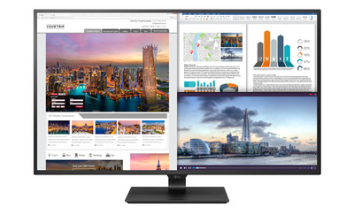 LG Electronics USA Business Solutions has added premium 4K UHD and In-Plane Switching (IPS) commercial monitors to its already-broad portfolio of cutting-edge desktop monitors. Led by the brand new 43-inch 4K UHD monitor, which will be demonstrated at InfoComm 2017, the new displays provide users the high-end picture quality and flexibility needed to maximize productivity and ease of use.