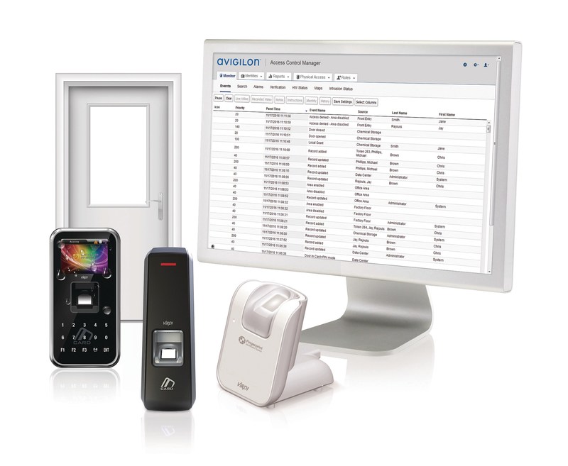 Avigilon Access Control Manager Enhances Security with Biometric