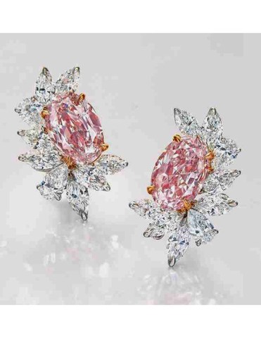 Pink Diamond Earrings (CNW Group/Paragon International Wealth Management Inc.)