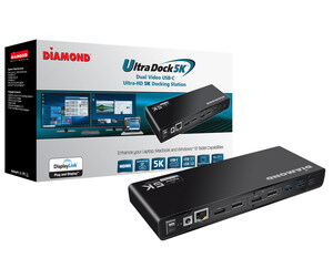 Diamond Multimedia Announces the New Ultra 4K/5K Docking Station, Compatible With Both Type-C and Type-A USB Laptops/Desktop PCs