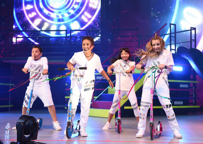 The KIDZ BOP Kids performing at KIDZ BOP's 'Best Time Ever' Tour At The Greek Theatre in Los Angeles, California. (Photo: Getty Images for KIDZ BOP)