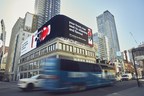 Astral Affichage dévoile le plus long panneau horizontal d'affichage numérique vidéo à mouvement intégral au Canada, au square Yonge-Dundas de Toronto