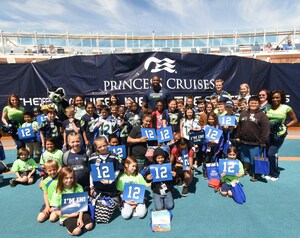 Princess Cruises and Seattle Seahawks Host End of School Bash for Boys and Girls Club of King County