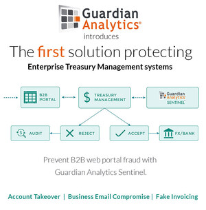 Guardian Analytics® To Feature New Enterprise B2B Portal Fraud Detection Solutions At ACFE's Global Conference