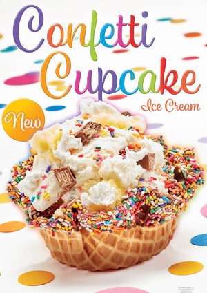 Cold Stone Creamery Sprinkles In The Fun With New Summertime Confetti Flavor