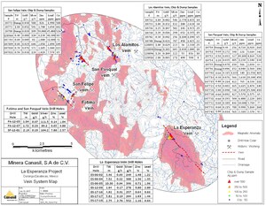 Review of Drilling and Sampling Results Demonstrate Extensive Silver Mineralized System at La Esperanza Project in Durango and Zacatecas States, Mexico