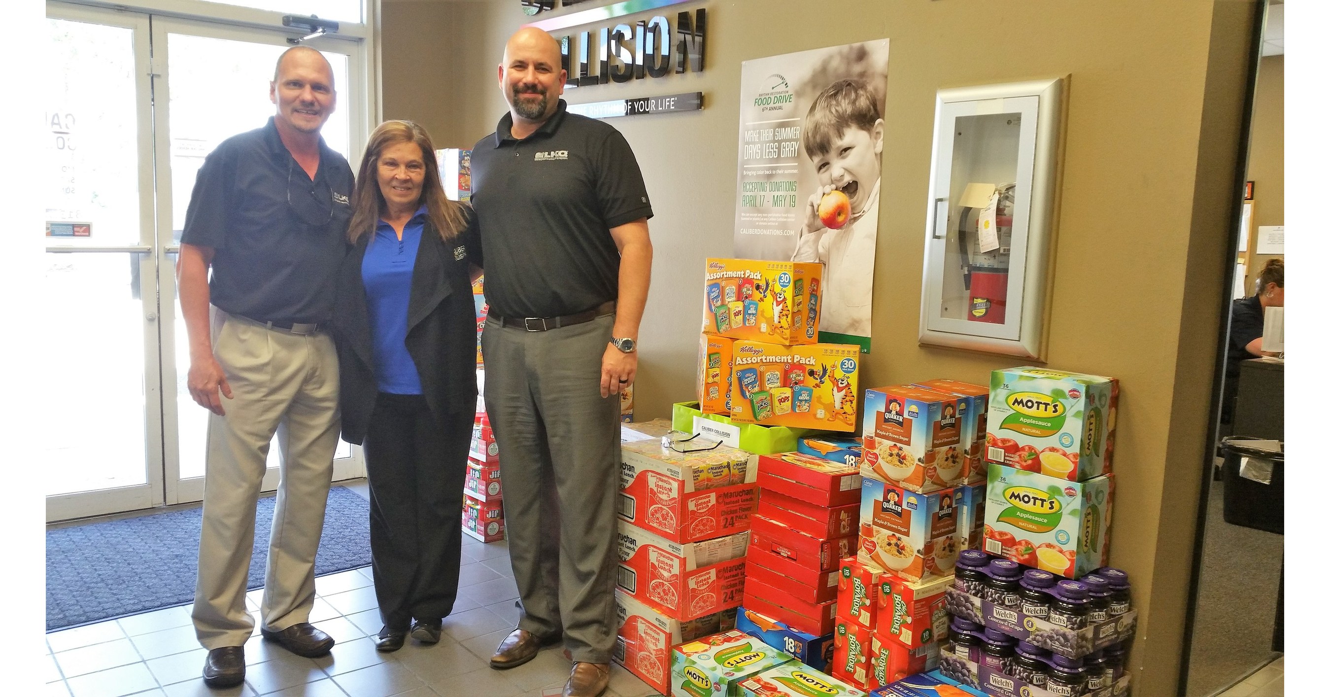 Caliber Collision Collects Record 3.2 Million Meals to Help Feed Kids