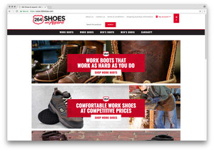 The Largest In-Store Inventory of Men's Work Boots, Shoes &amp; Apparel Goes Online
