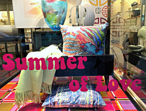 Smith-Honig Makes Colorful Splash in Gump's Department Store "Summer of Love" In-Store Event