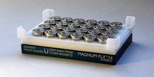 Alpaqua Introduces The Magnum FLX®24 Universal 24-well Magnet Plate Based On Its Patented Solid-Core Ring Magnet Technology