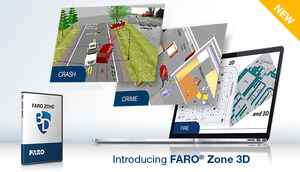 FARO® lance le révolutionnaire FARO ZONE 3D pour les professionnels de la sécurité publique