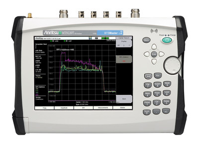 The BTS Master MT8220T is one of Anritsu's industry leading handheld analyzers that has been enhanced with OBSAI RF Analyzer software that expands the measurement capability of the instruments.