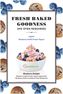 Blueberry Muffin Frozen Yogurt and the Strawberry Hibiscus and Tropical Mango Cold Brew Fruit Teas are available for a limited time only.