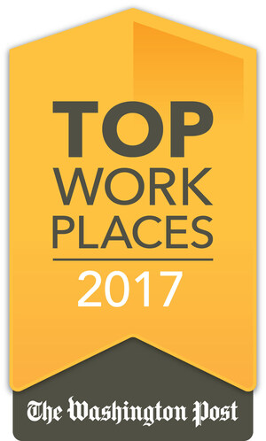CapTech Receives 2017 Washington Post Top Workplace Award for the Second Year