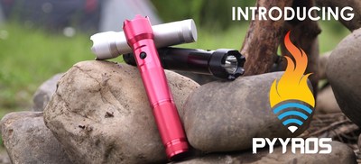 PYYROS the virtually indestructible flashlight made of T-6061 aluminium. An indestructible Titanium version also available. (CNW Group/Stratos Ventures)