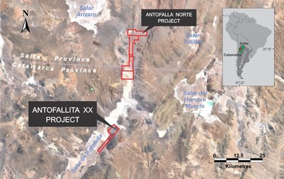 Figure 1: Regional Location Map (CNW Group/Advantage Lithium Corp)